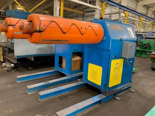20000 lb. Littell #S200-48, Pull Off Coil Reel, 48" Width, 20"-24" ID, 72" outside dimensions - Image 1