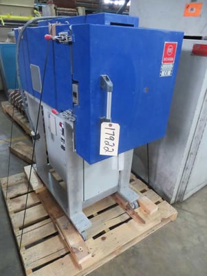 4" Scheer #SGS-50-EL, strand pelletizer, sound enclosed chamber, serial #10040017,2013 - Image 4