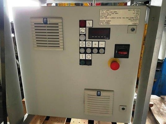 4" Scheer #SGS-50-EL, strand pelletizer, sound enclosed chamber, serial #10040017,2013 - Image 9