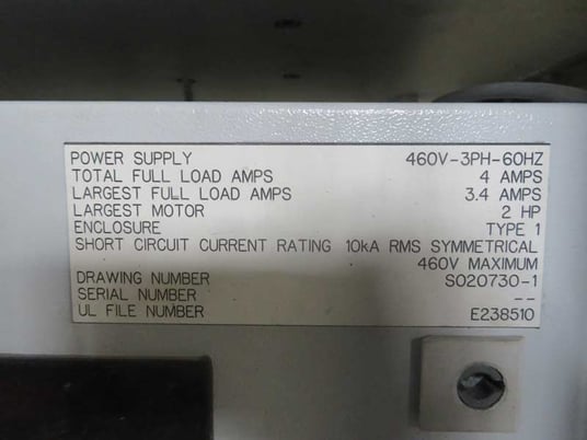 4" Scheer #SGS-50-EL, strand pelletizer, sound enclosed chamber, serial #10040017,2013 - Image 10