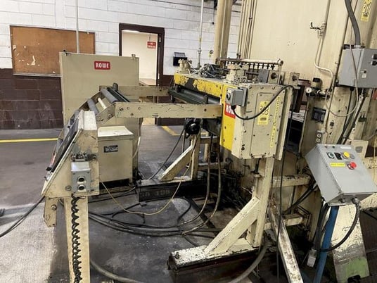 10000 Lb. Rowe #10040-DSJ / C3-40, conventional coil feed line, 40" width x .110" stock, 60" outside - Image 5