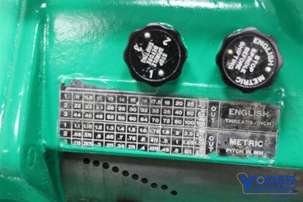 11" x 20" Hardinge #HLV-EM, engine lathe, 6" swing over cross slide, 6" chuck, 3 point Steady Rest, #59679 - Image 8