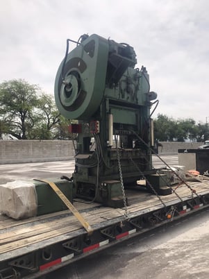 100 Ton, Minster #P2-100-48, straight side double crank, 3" stroke, 12.5" Shut Height, 31" x48" bed, 200 SPM - Image 2