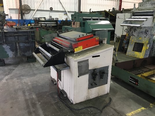 136" x .06" Press Room Equipment #PM-36, Powered Coil Straightener, 7-roll straigthener, entry/exit pinch - Image 2