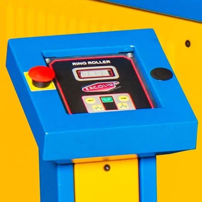 2" x 2" x 1/4" Ercolina #CE40MR3, Angle Roll, 10 RPM, 40mm shaft diameter - Image 3