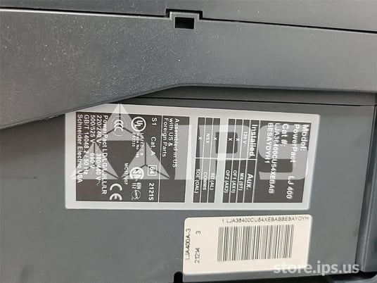 Square D Lja Powerpact L-frame Mccb Unused Surplus 120 Volts AC Shunt Trip, Micrologic 6.3 E Lsig, 400 Amps - Image 2