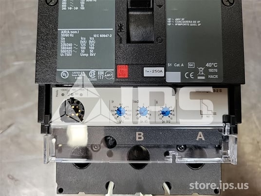 Square D Jla Powerpact J-frame Mccb Unused Surplus 120 Volts AC Shunt Trip, Micrologic 3.2 S Lsi, 250 Amps - Image 5
