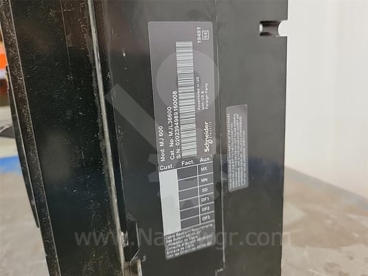 Square D Mjl Powerpact M-frame Mccb 600 Amps Trip - Image 6