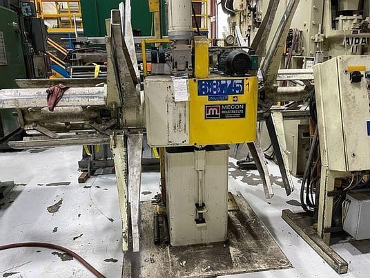 6000 lb. Mecon #D60M24H, double end motorized coil reel, 24" width - Image 5