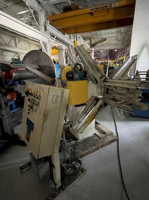 6000 lb. Mecon #D60M24H, double end motorized coil reel, 24" width - Image 7