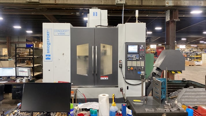 Hardinge Bridgeport #Conquest-V1000, 30 side mount tool changer, 40" X, 24" Y, 24" Z, 10000 RPM, #40, 20 HP - Image 2