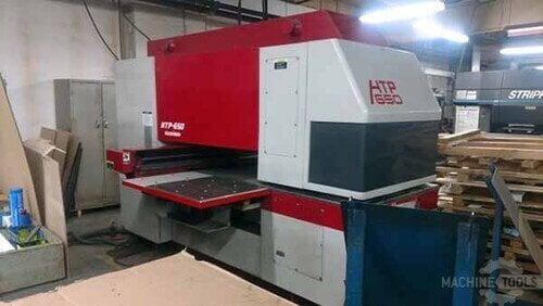 200 Ton, Nisshinbo #HTP-650, 19 station, 1 automatic index, 49.6" x 25.6" workpiece size, 1997 - Image 8