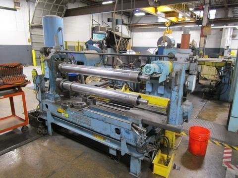 48" x .134" Paxson, loop slitting line w/3 heads, 20000 lb., 6" arbor, entry L-type coil car, pinch rolls - Image 5
