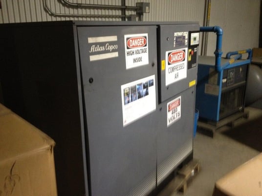 Atlas Copco #GA-30, rotary screw air compressor - Image 1