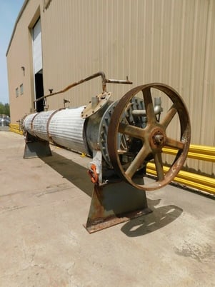 Strong Scott #SJS, Solidaire dryer/crystalizer, 36-20 size, 150 psig jacket, 50 HP, 120 RPM, cover plate is - Image 3