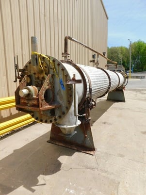 Strong Scott #SJS, Solidaire dryer/crystalizer, 36-20 size, 150 psig jacket, 50 HP, 120 RPM, cover plate is - Image 7