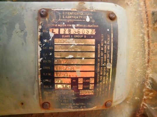 Strong Scott #SJS, Solidaire dryer/crystalizer, 36-20 size, 50 HP, 1750 RPM, 150 psig jacket - Image 10