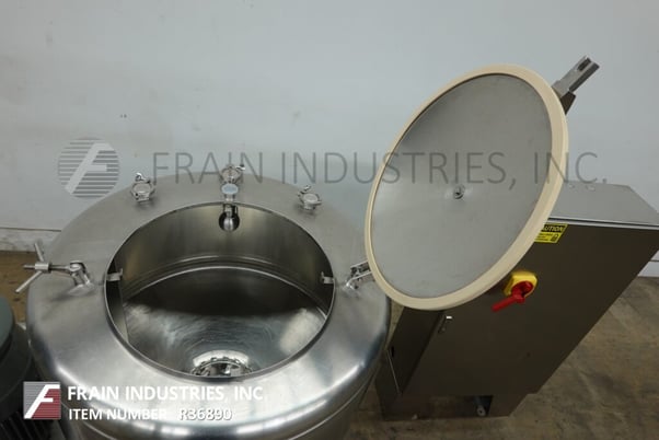 Breddo #LOR, 100 gallon, 304 Stainless Steel single wall liquefier, 24" OD top man way with flip up bolt down - Image 3