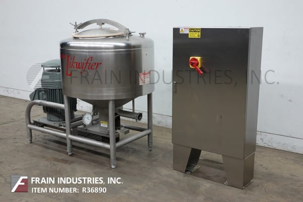 Breddo #LOR, 100 gallon, 304 Stainless Steel single wall liquefier, 24" OD top man way with flip up bolt down - Image 5