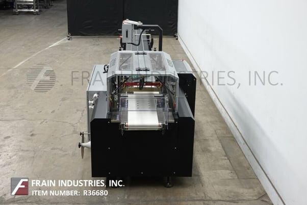 Arpac #AL18-B, horizontal flow thru shrink wrapper, 0-100 linear feet per minute, control panel has an A/B - Image 3