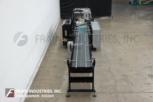 Arpac #AL18-B, horizontal flow thru shrink wrapper, 0-100 linear feet per minute, control panel has an A/B - Image 4