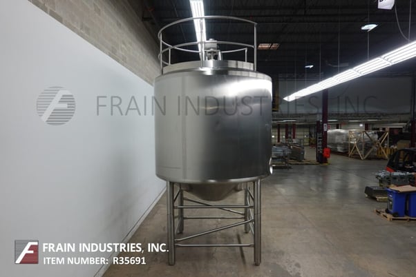 4500 gallon Feldmeier #EPC-4500-114-TURB, Stainless Steel jacketed & insulated process tank, 150 psi - Image 4