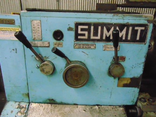 20" x 60" Summit #20-4X60, Engine Lathe, 12" 3-jaw chuck, 6 pos. bed turret, tailstock, steady rest - Image 2