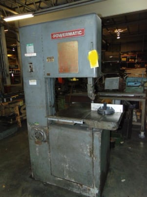 20" x 12" Powermatic #87, vertical bandsaw, 24" x 24" table, 151" blade length - Image 1