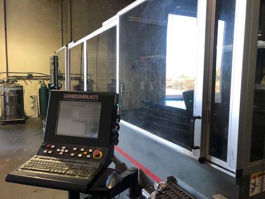 Cincinnati #CL-440, 4000 watt laser, 5' x10'sheet, Flying Optic, fume blower, chiller, 2013 - Image 3