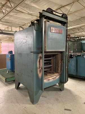 24" width x 36" D x 18" H Wisconsin #SDB-436-12G, batch temper, gas fired furnace, 1250&deg;F - Image 2