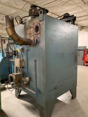 24" width x 36" D x 18" H Wisconsin #SDB-436-12G, batch temper, gas fired furnace, 1250&deg;F - Image 3