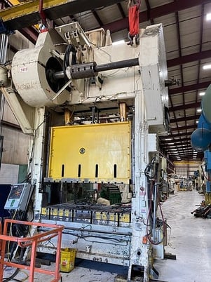 400 Ton, Bliss #SC2-400-84-48, 12" stroke, 30.5" Shut Height, 10" adj., 30 SPM, 84" x 48" bed, air clutch & - Image 5