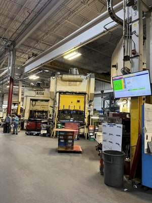 400 Ton, Bliss #SC2-400-84-48, 12" stroke, 30.5" Shut Height, 10" adj., 30 SPM, 84" x 48" bed, air clutch & - Image 7