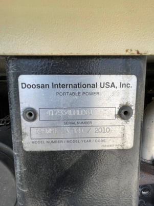 20 KW Daewoo Doosan #G25, trailer mounted, sound attenuated enclosure, Tier 3, 120/240/208/277/480 Volts - Image 10