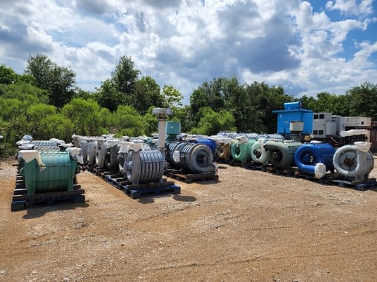 3500 scfm @ 12 psi, Hoffman Gardner Denver #651, centrifugal blower, 1-10 stage - Image 2