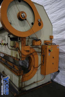 175 Ton, Steelweld #14-8, mechanical press brake, 10' overall, 222" between housing, 4" stroke, 15 HP, #75077 - Image 5