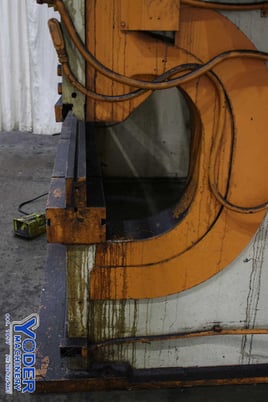 175 Ton, Steelweld #14-8, mechanical press brake, 10' overall, 222" between housing, 4" stroke, 15 HP, #75077 - Image 6