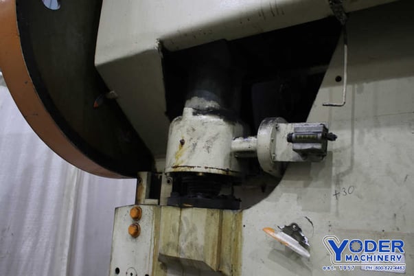 175 Ton, Steelweld #14-8, mechanical press brake, 10' overall, 222" between housing, 4" stroke, 15 HP, #75077 - Image 7