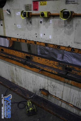 175 Ton, Steelweld #14-8, mechanical press brake, 10' overall, 222" between housing, 4" stroke, 15 HP, #75077 - Image 8