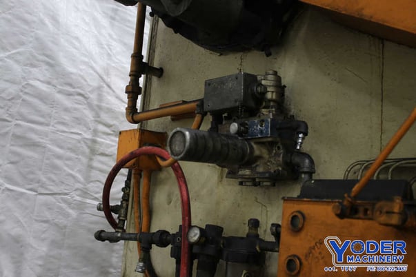 175 Ton, Steelweld #14-8, mechanical press brake, 10' overall, 222" between housing, 4" stroke, 15 HP, #75077 - Image 9