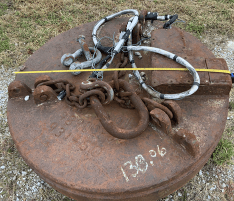 55" Scrap Handling Magnet, 55", 230 Volts DC - Image 1