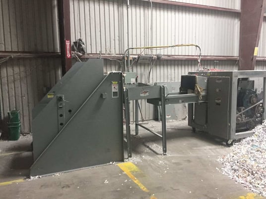 Amerishred #AMS 4000, Paper Shredding and Baling System, American baler #60A36, 2.5-3 Tons/ hr, 40 HP - Image 5