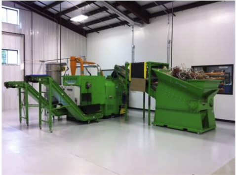 Guidetti #415, Compact Wire Chopping System, pre shredder, approx. 1500 hr, PLC, 2012 - Image 6