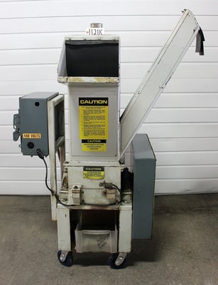 47" x 69.5" Battenfield-Gloucester #1012-BP, granulator, 10 HP, casters, 460 V., 3-phase, 1993 - Image 3