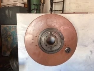 30" Giddings & Lewis, facing head - Image 1