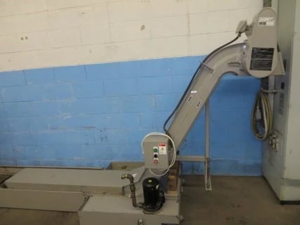 Enomoto #LVT-300HR, heavy duty chip conveyor - Image 5