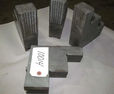 36" Chuck Jaws for 36" vertical turret lathe, Webster & Bennett, 8" tall, (4 available) - Image 1