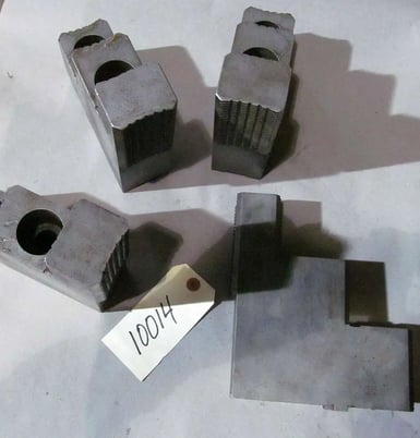 36" Chuck Jaws for 36" vertical turret lathe, Webster & Bennett, 8" tall, (4 available) - Image 3