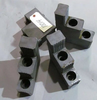 36" Chuck Jaws for 36" vertical turret lathe, Webster & Bennett, 8" tall, (4 available) - Image 4