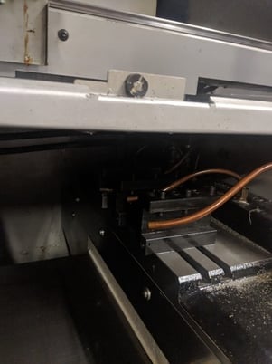 Amada Wasino #G05, CNC Gang Lathe, 4 chuck, 1.10 spindle bore, 8000 RPM Gantry Loader, Mist Buster, Fanuc - Image 3